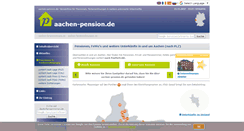 Desktop Screenshot of aachen-pension.de